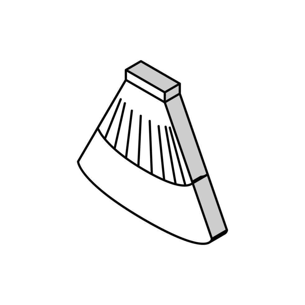 circulaire jupe isométrique icône vecteur illustration