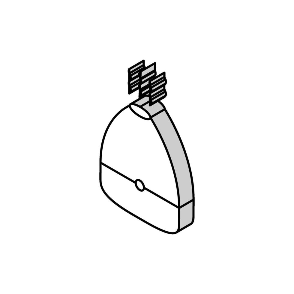 essentiel pétrole diffuseur chambre intérieur isométrique icône vecteur illustration