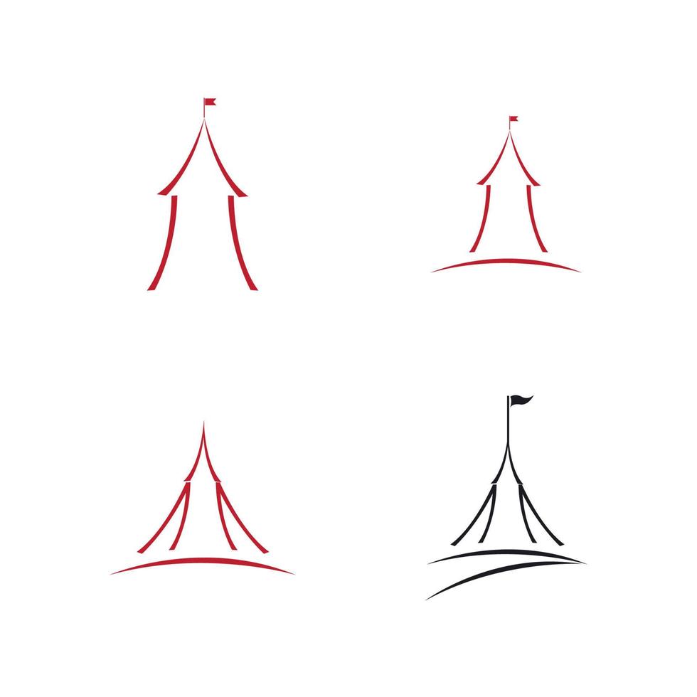 conception d'illustration vectorielle de cirque vecteur