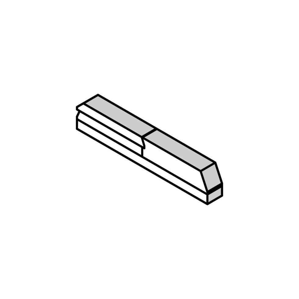 fenêtre Haut vue isométrique icône vecteur illustration