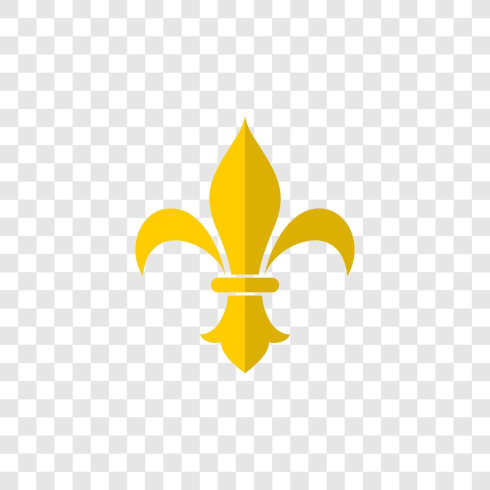 le fleur de lis symbole dépeint une lis vecteur