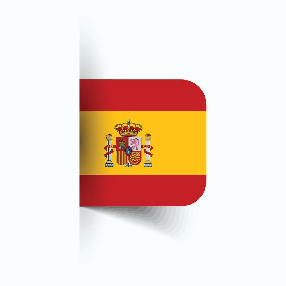 Espagne nationale drapeau, Espagne nationale jour, eps10. Espagne drapeau vecteur icône