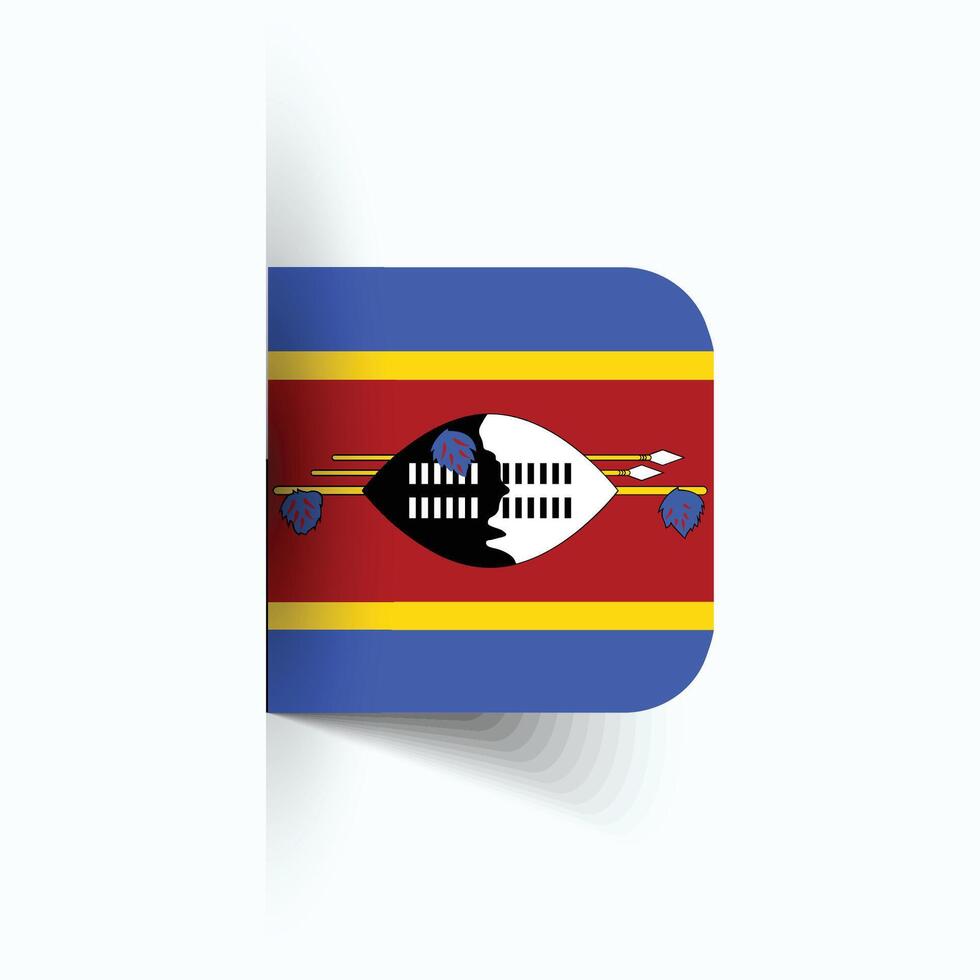 Swaziland nationale drapeau, Swaziland nationale jour, eps10. Swaziland drapeau vecteur icône