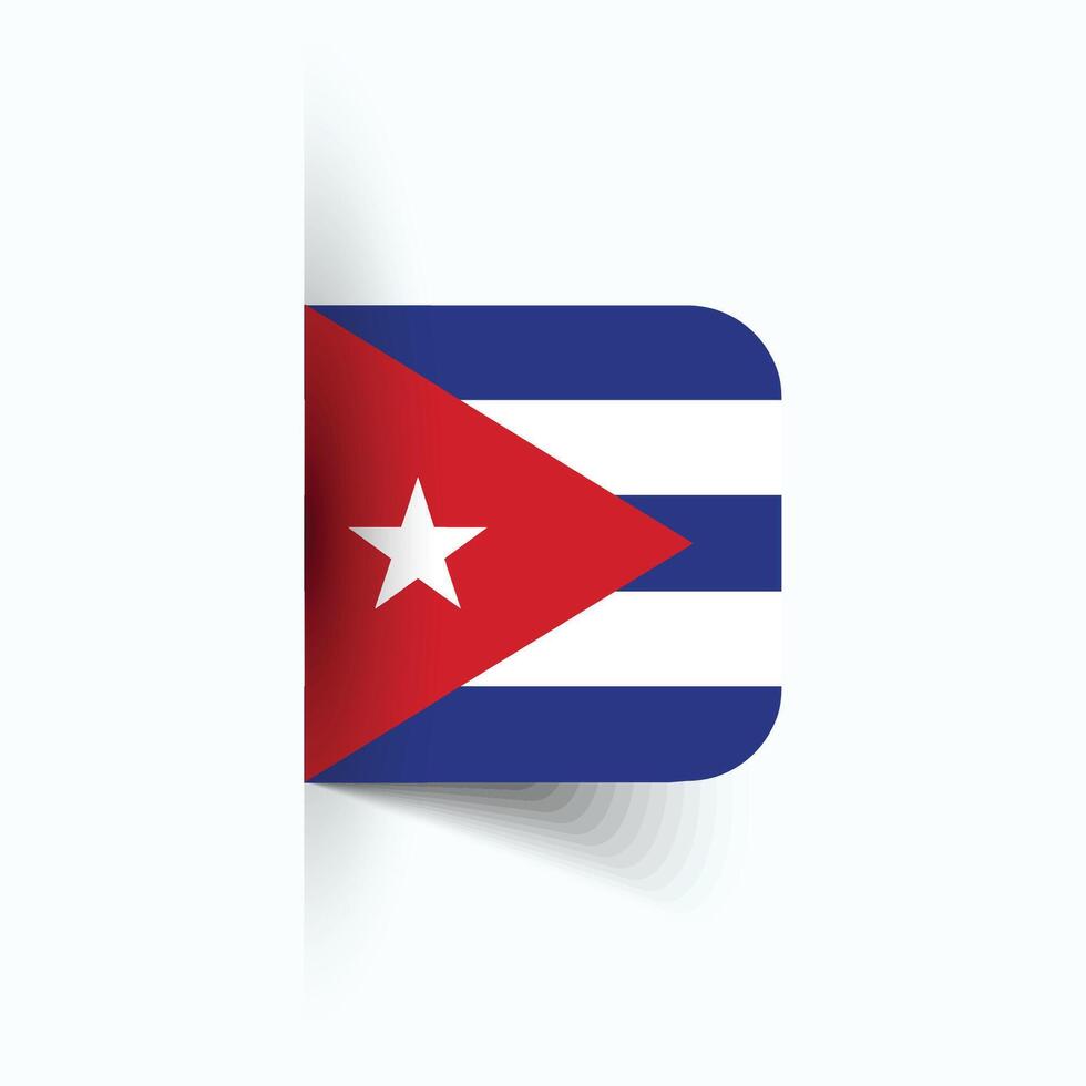 Cuba nationale drapeau, Cuba nationale jour, eps10. Cuba drapeau vecteur icône