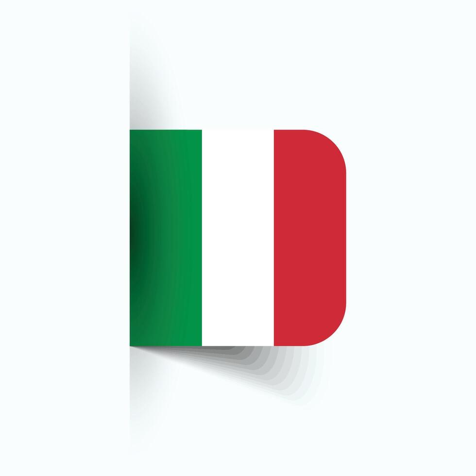 Italie nationale drapeau, Italie nationale jour, eps10. Italie drapeau vecteur icône