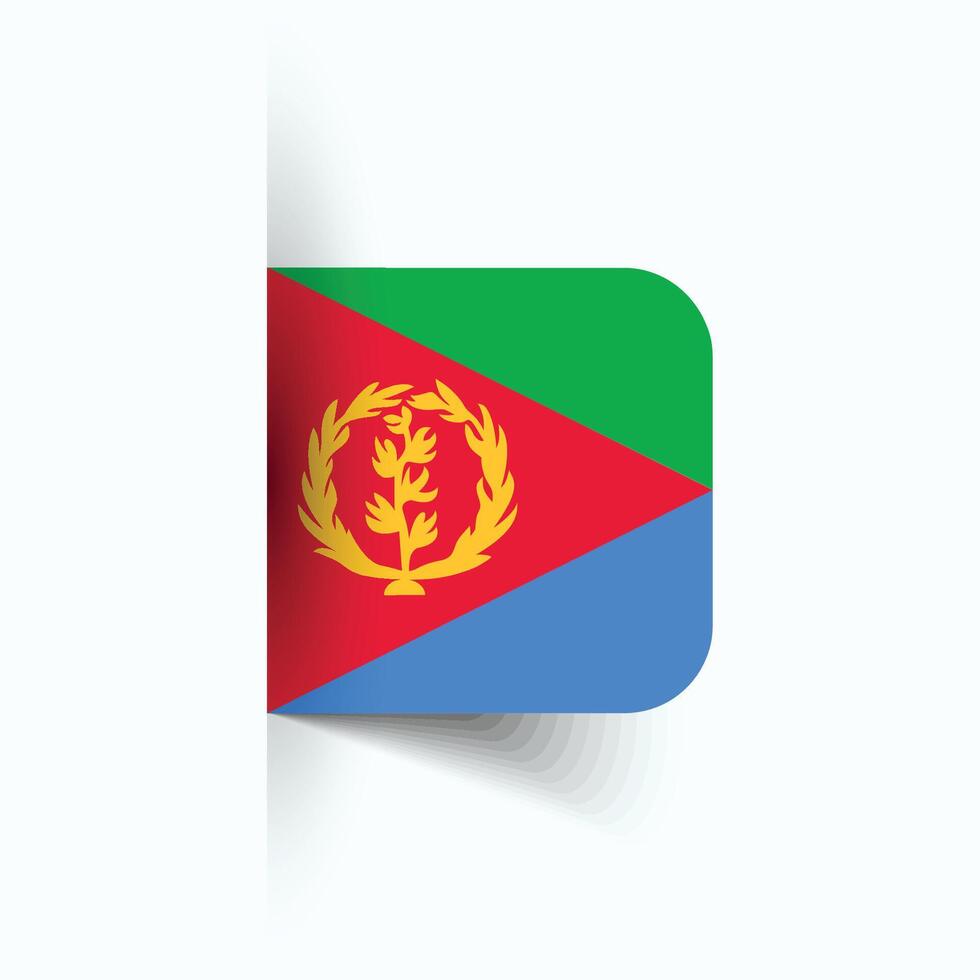 Érythrée nationale drapeau, Érythrée nationale jour, eps10. Érythrée drapeau vecteur icône