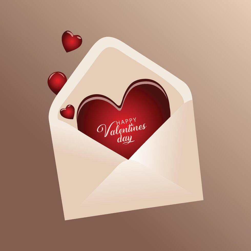 gratuit vecteur content la Saint-Valentin journée fête conception