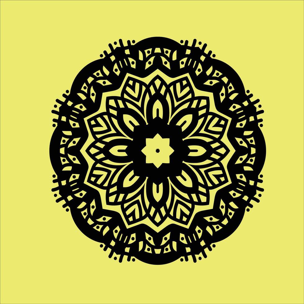 mandala ornement illustration, populaire art, mandala avec floral motifs, Islam, arabe, Indien, ottoman motifs. fond d'écran, modèle remplit, surface textures. vecteur