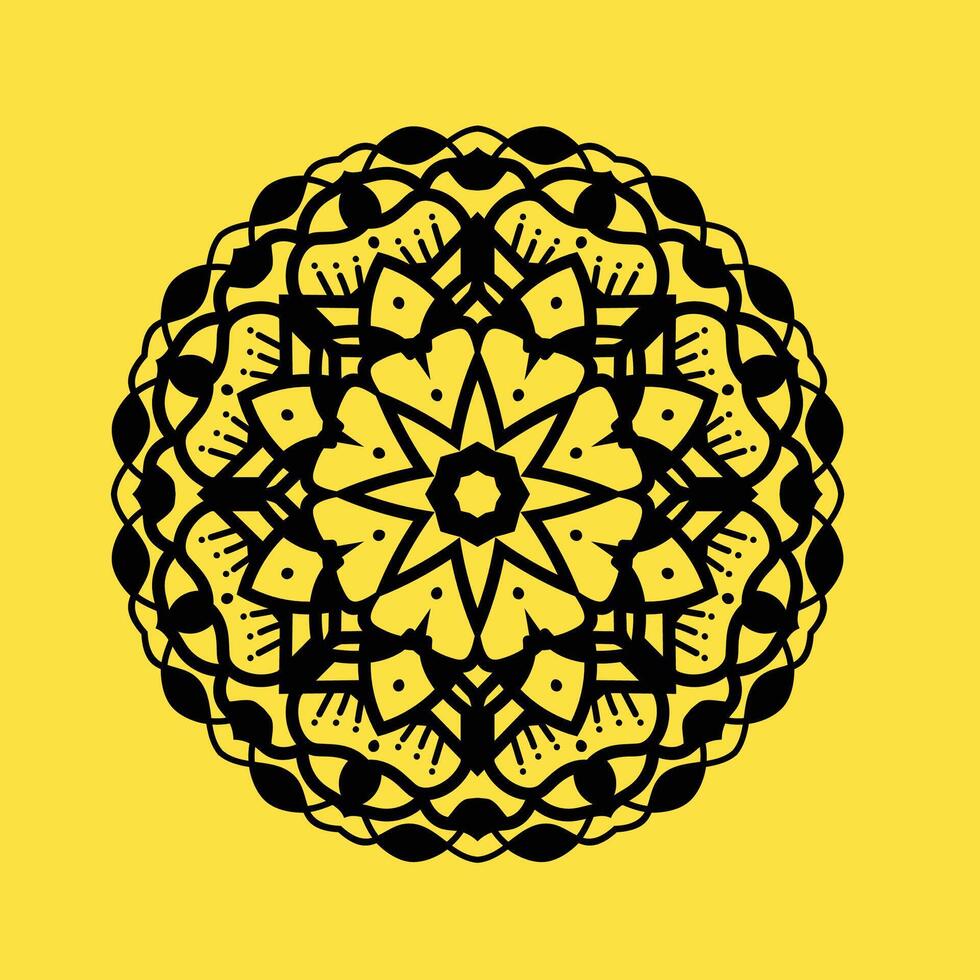 Facile forme mandala fleurs, mandala, ancien décoratif éléments. Oriental modèle, vecteur illustration. Islam, arabe, Indien, ottoman motifs, asiatique modèle