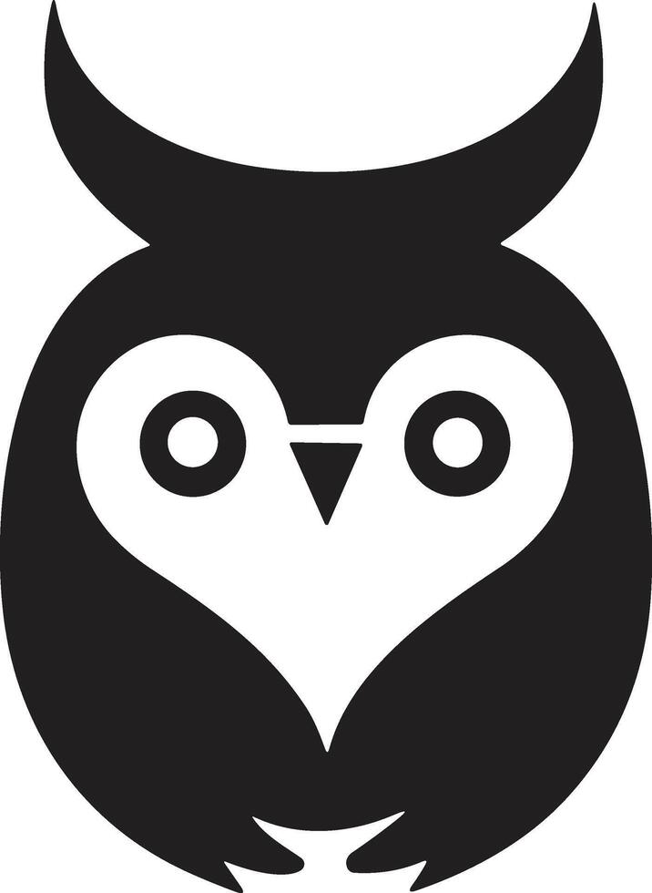 hibou logo ou badge dans librairie concept dans ancien ou rétro style vecteur