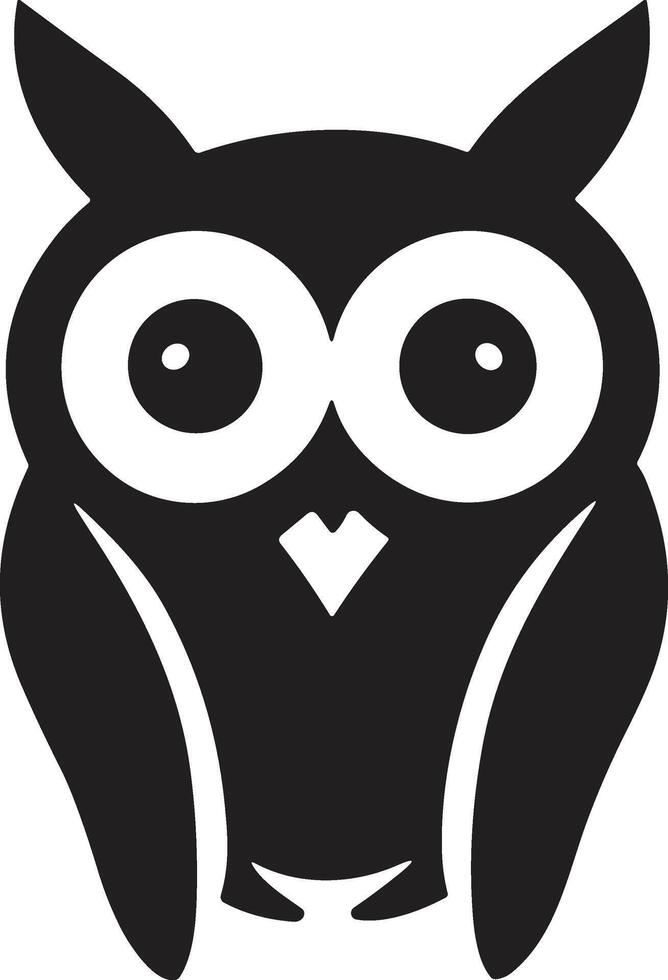 hibou logo ou badge dans librairie concept dans ancien ou rétro style vecteur