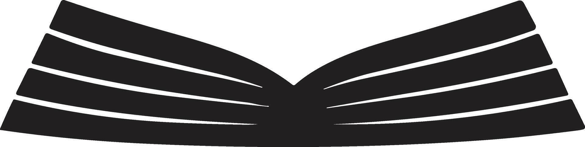 ouvert livre logo ou badge dans librairie concept dans ancien ou rétro style vecteur