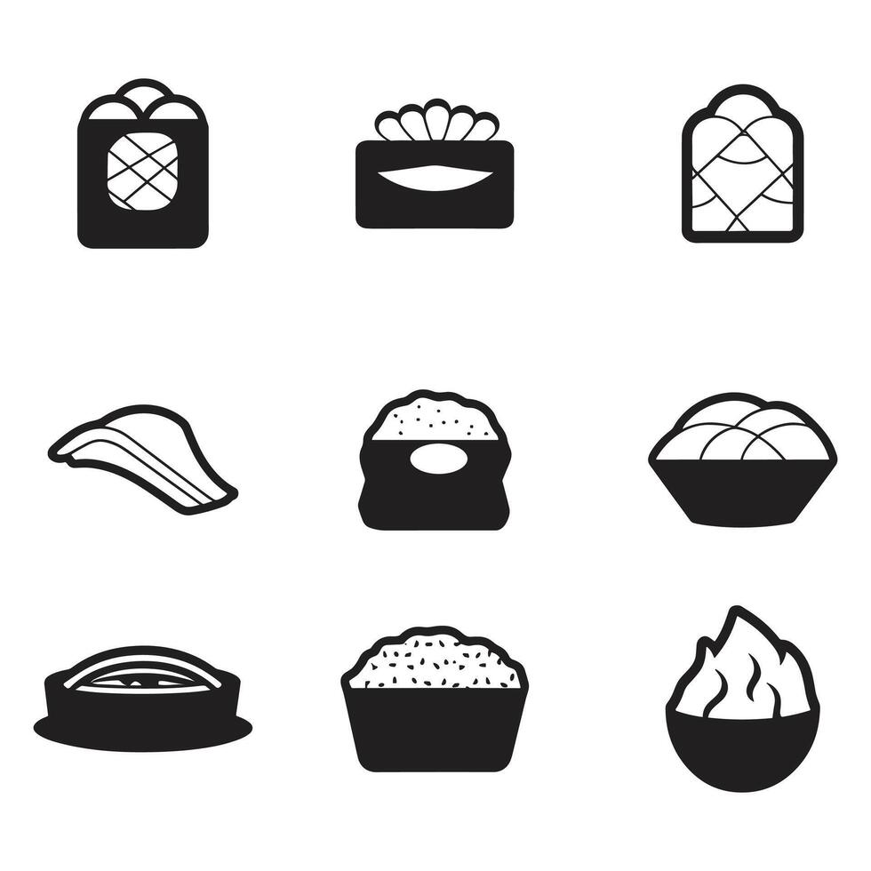 Japonais ou chinois restaurant logo ou badge dans ancien ou rétro style vecteur