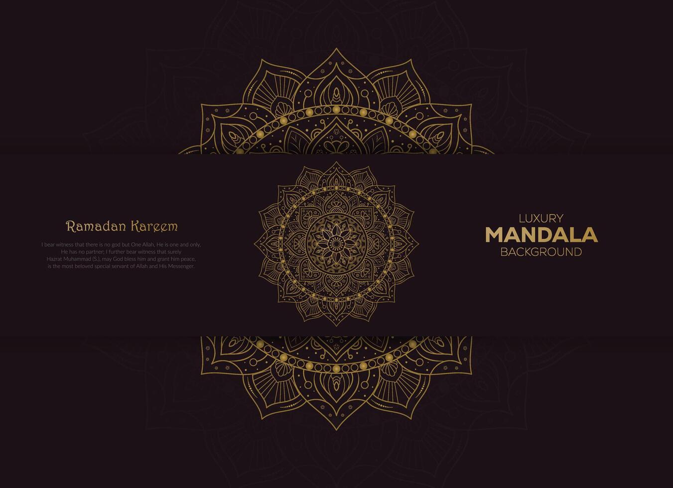 unique luxe mandala vecteur conception