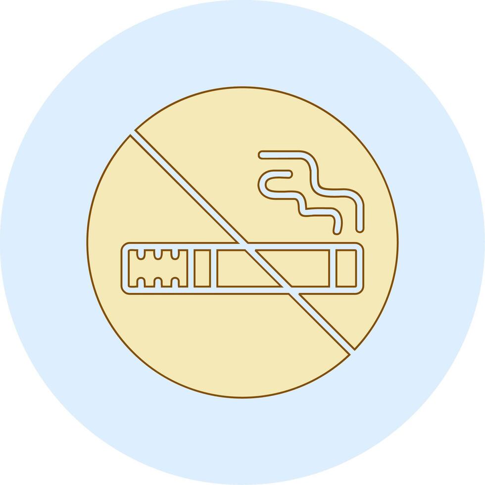 icône de vecteur non fumeur