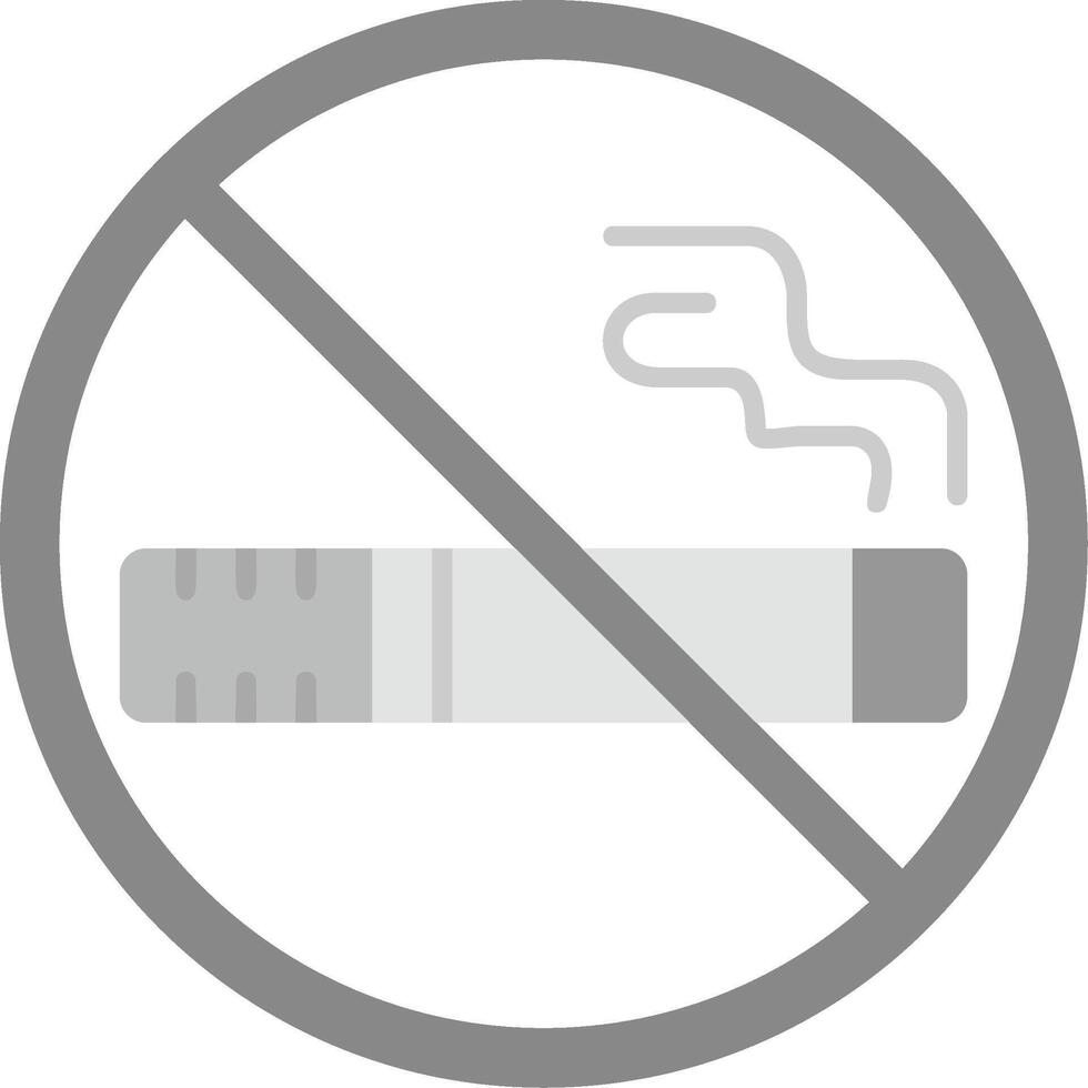 icône de vecteur non fumeur