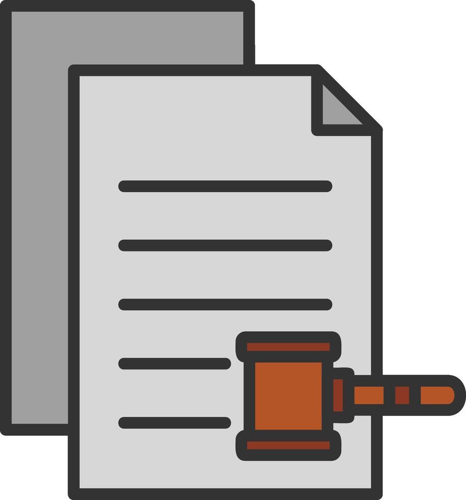 icône de vecteur de document