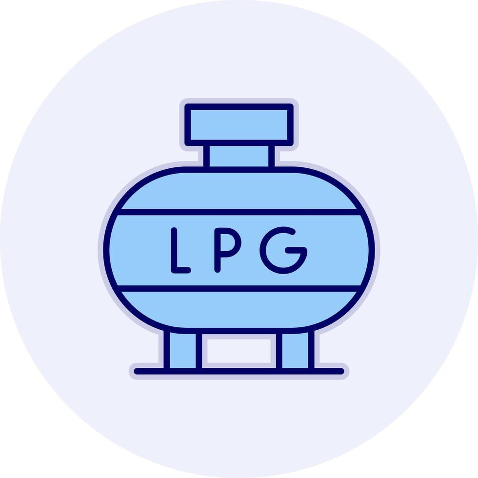 liquéfié pétrole gaz vecteur icône