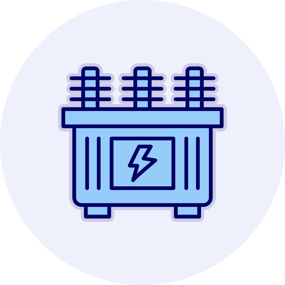 icône de vecteur de transformateur