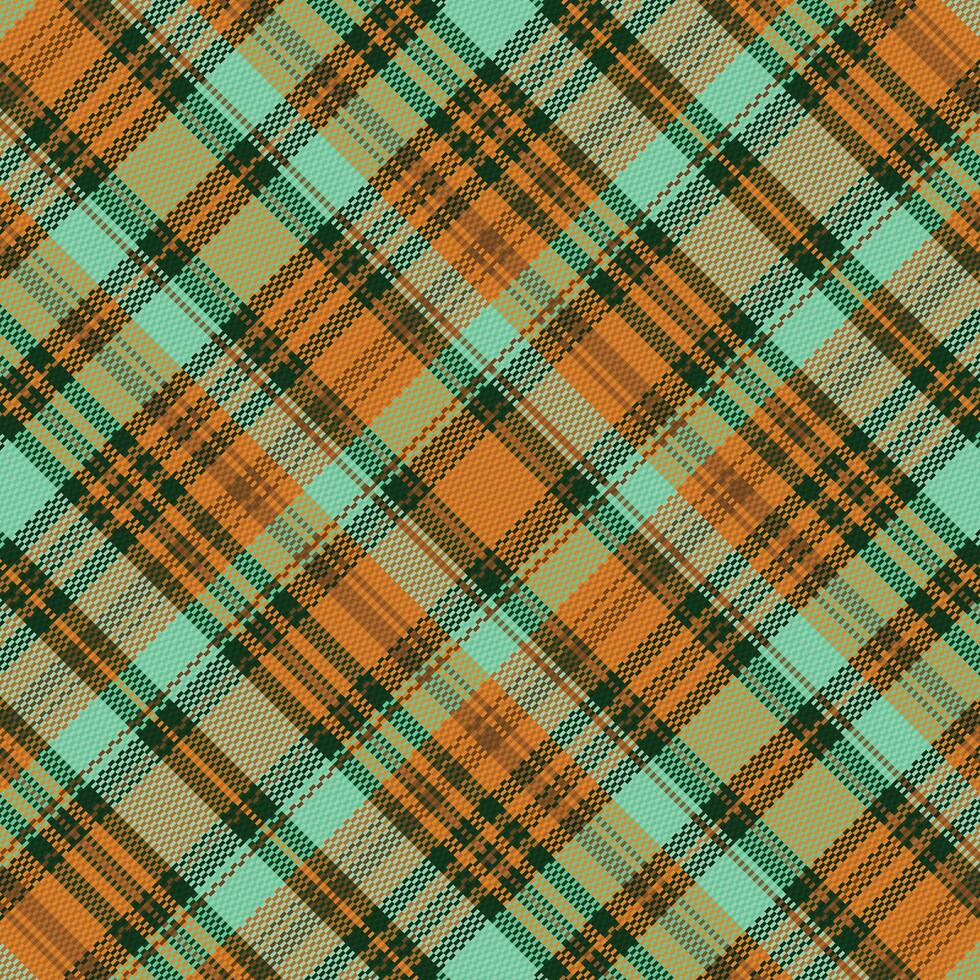 motif à carreaux tartan avec texture et couleur chaude. vecteur