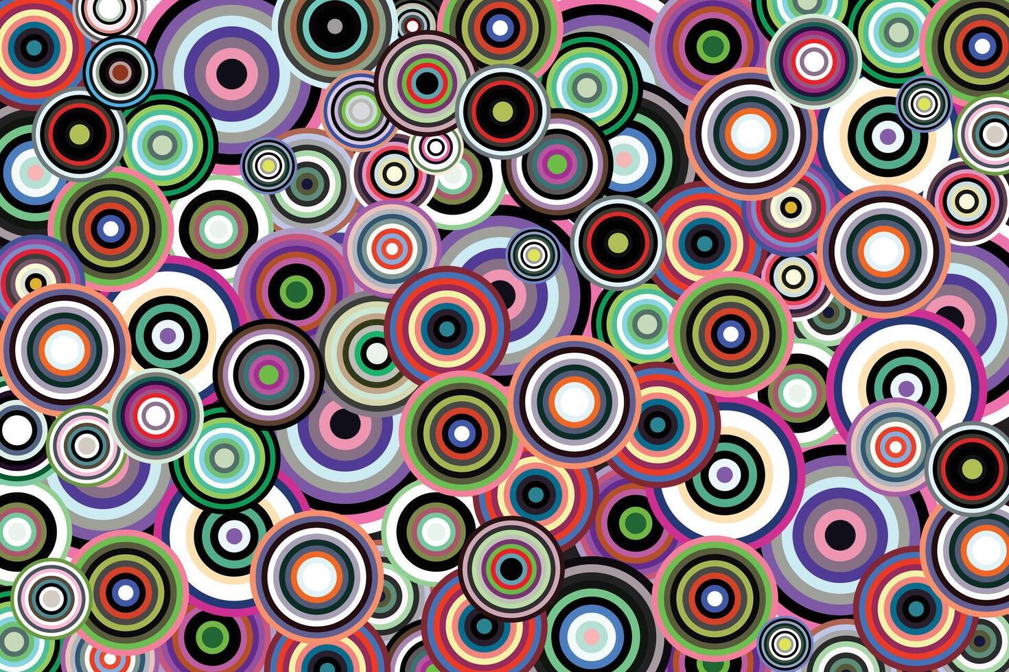 illustration modèle de le cercle multicolore Contexte. vecteur