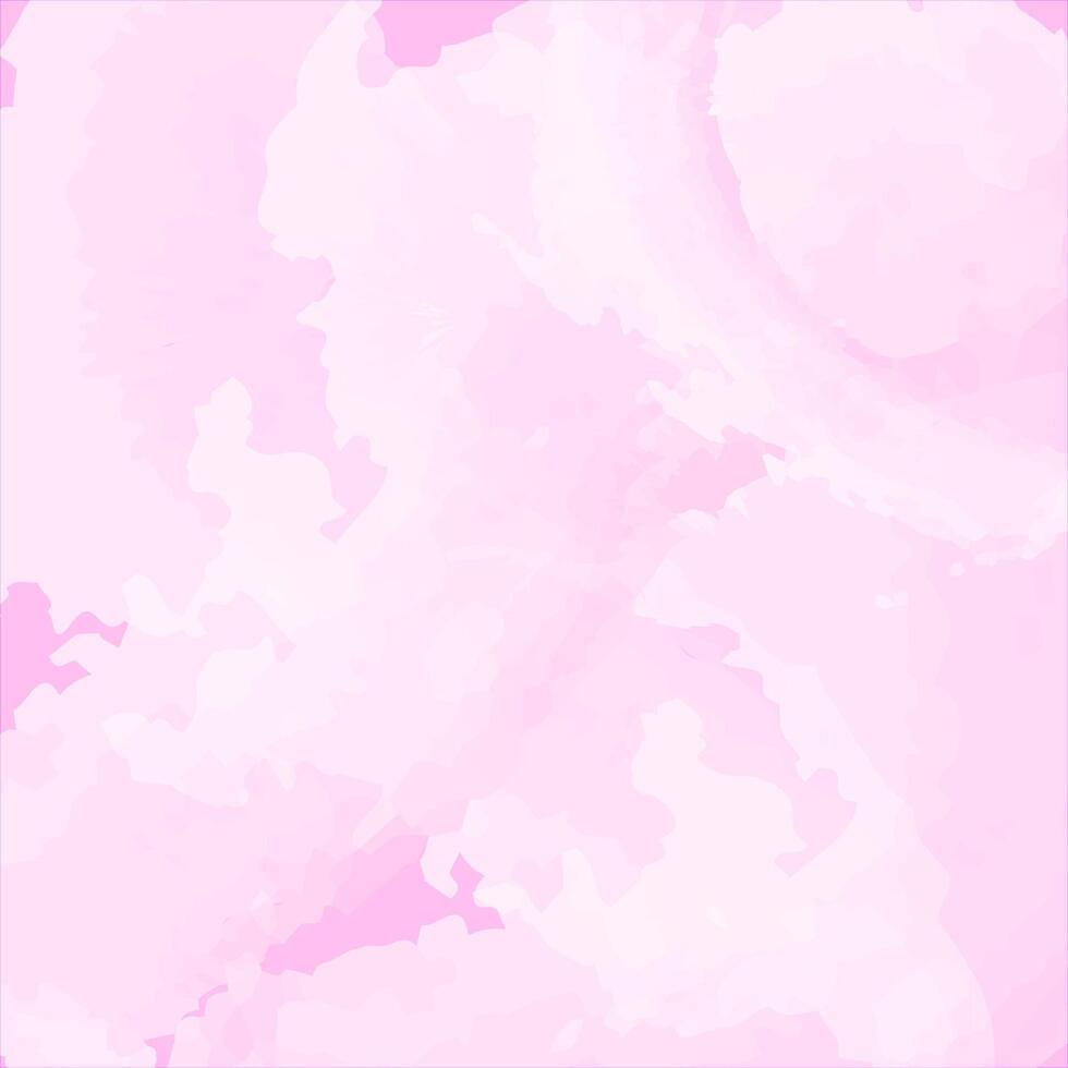 rose ciel et des nuages avec copie espace. délicat abstrait aquarelle arrière-plan, texture base pour conception. vecteur