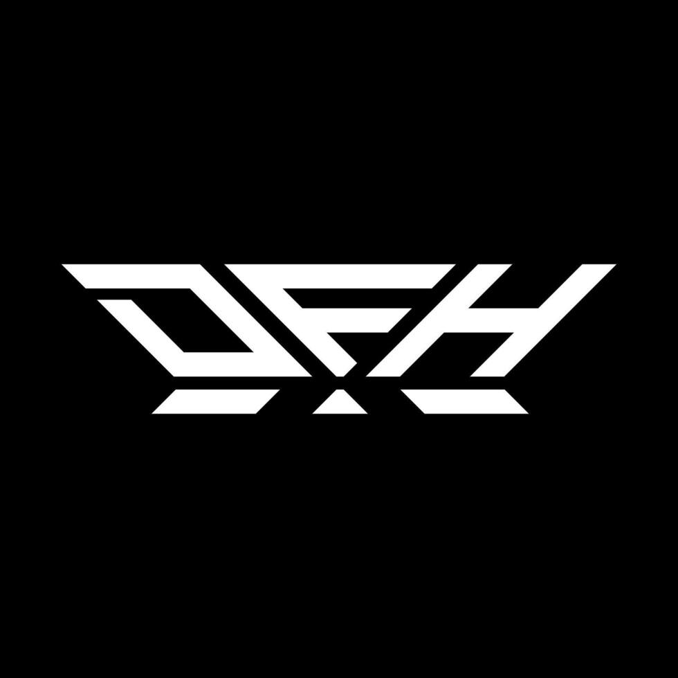 dfh lettre logo vecteur conception, dfh Facile et moderne logo. dfh luxueux alphabet conception