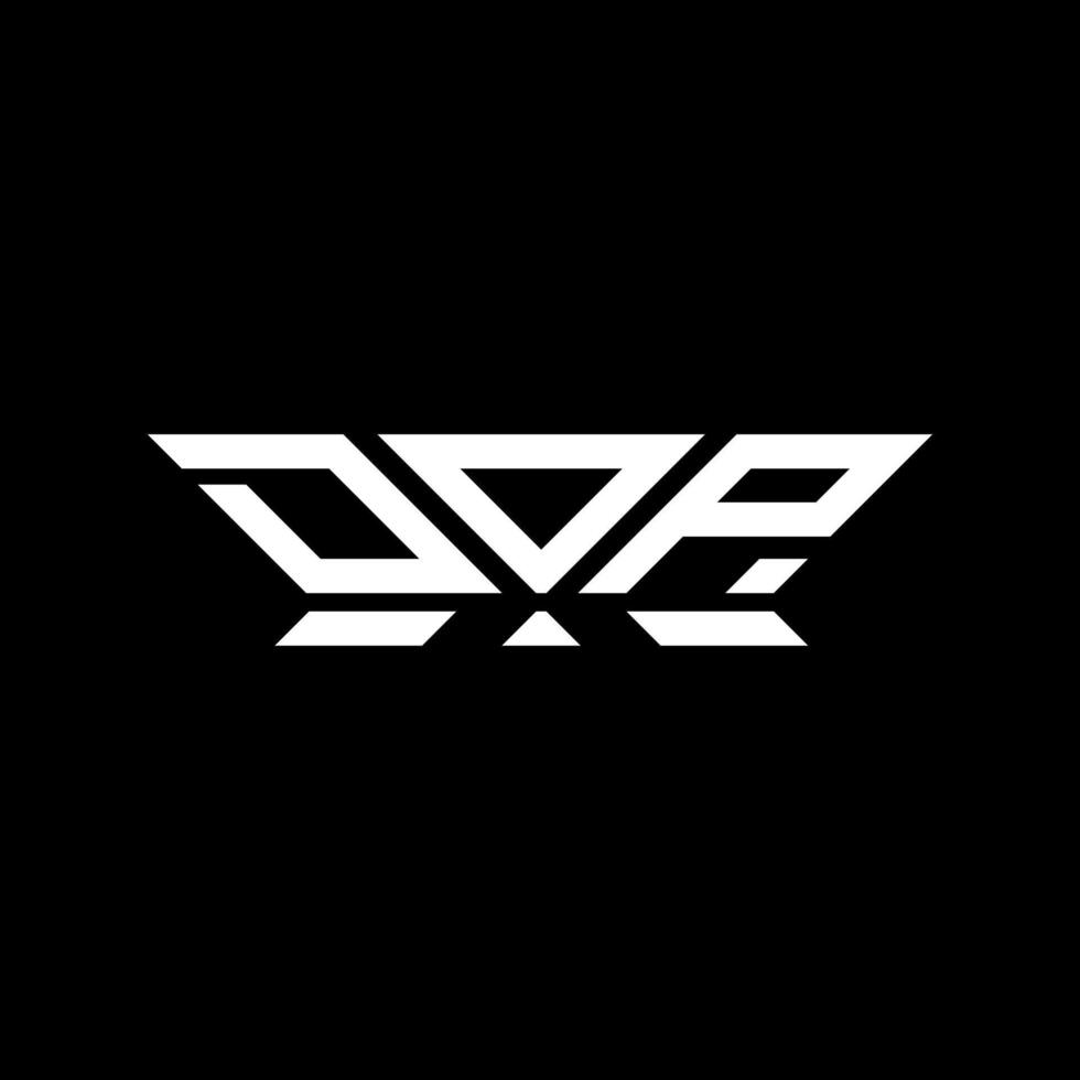 dop lettre logo vecteur conception, dop Facile et moderne logo. dop luxueux alphabet conception