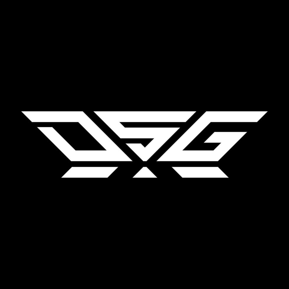 DSG lettre logo vecteur conception, DSG Facile et moderne logo. DSG luxueux alphabet conception