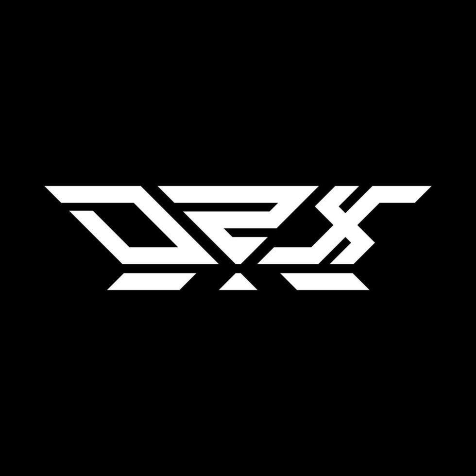 dzx lettre logo vecteur conception, dzx Facile et moderne logo. dzx luxueux alphabet conception