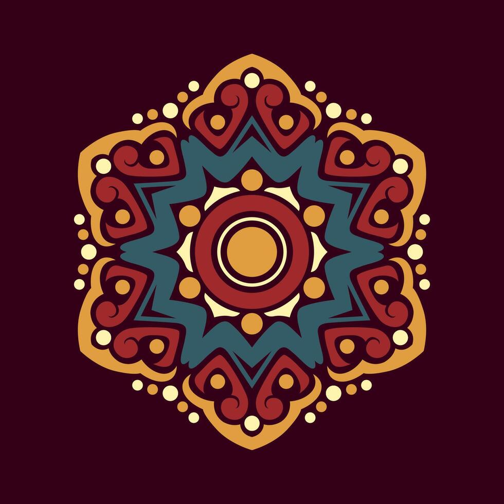 mandala modèle art Contexte gratuit vecteur