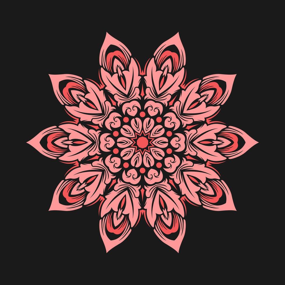 mandala modèle art Contexte gratuit vecteur