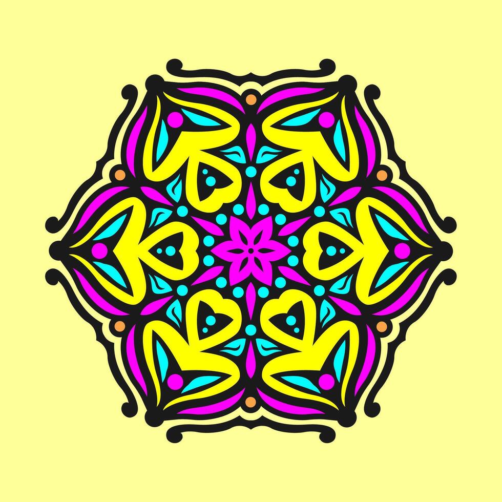 mandala modèle art Contexte gratuit vecteur