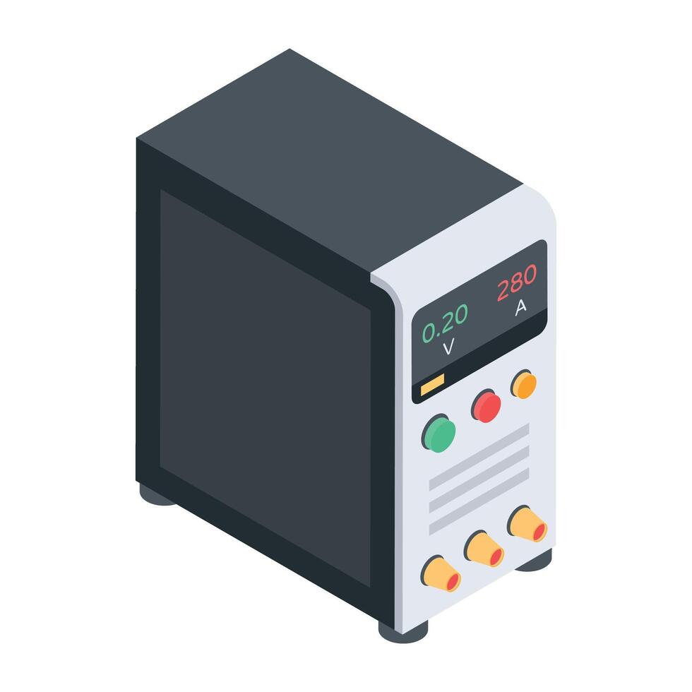 dispositifs isométrique icône vecteur