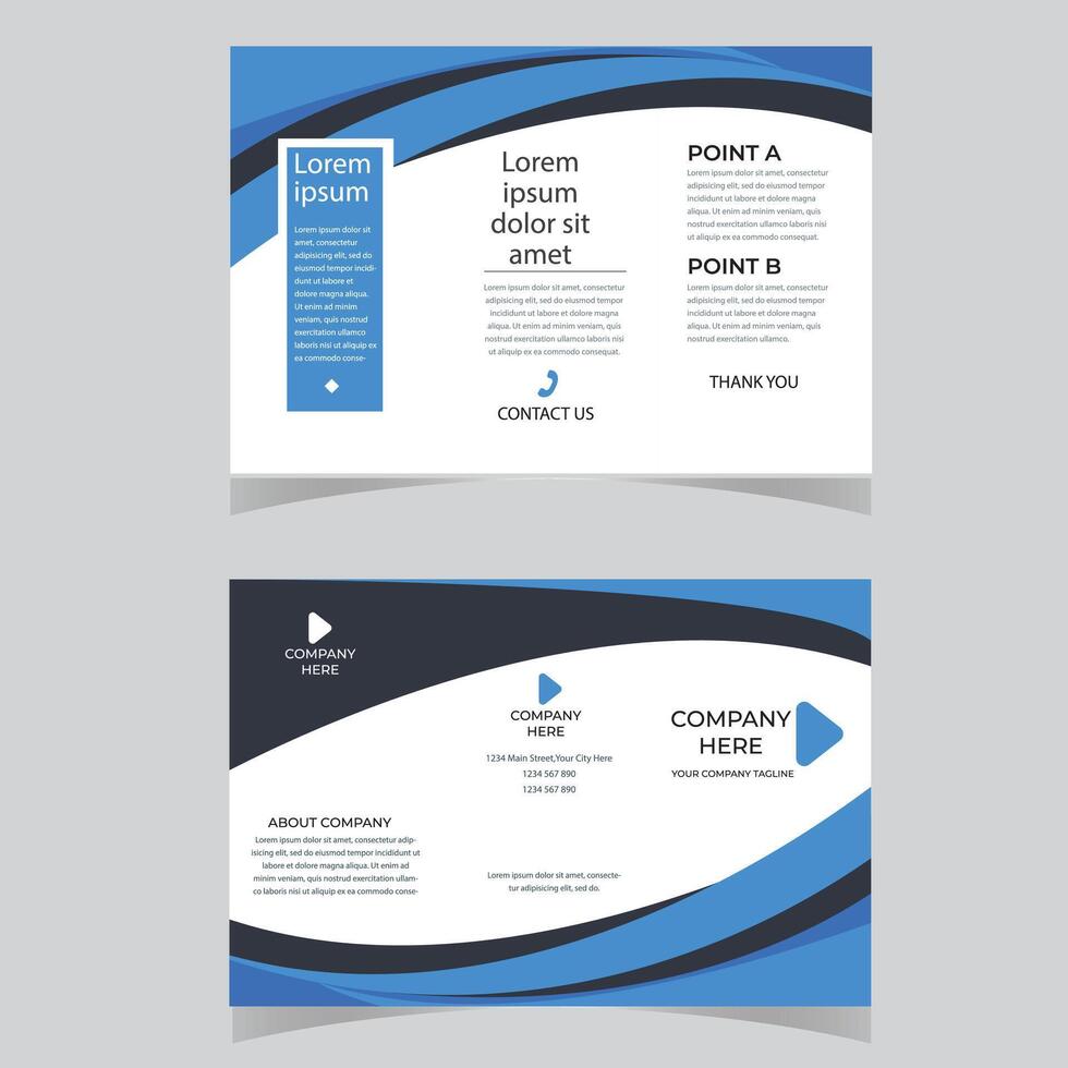 affaires commercialisation tri plier brochure conception, entreprise affaires tri plier brochure modèle conception. numérique commercialisation agence tri plier brochure conception. vecteur