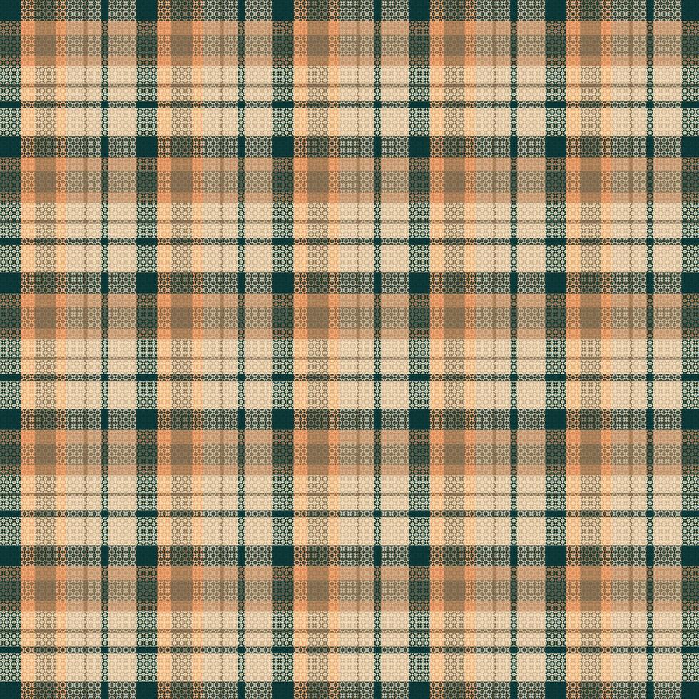 motif à carreaux tartan avec texture et couleur chaude. vecteur