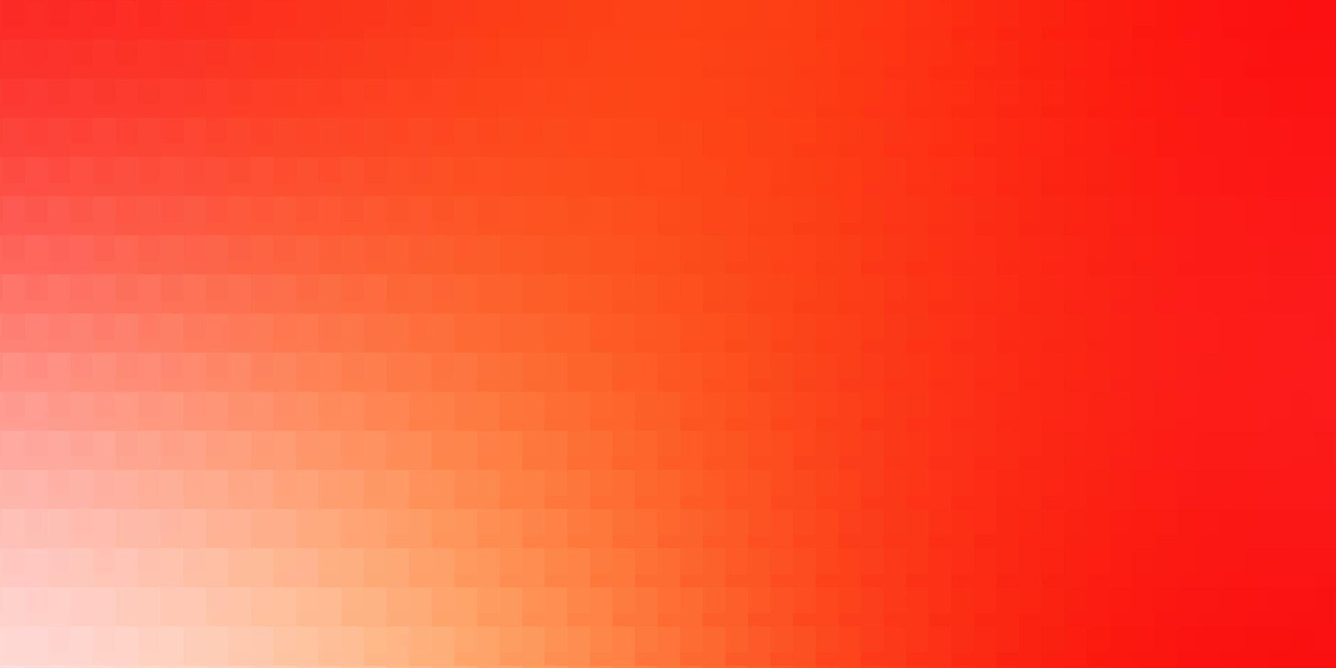 toile de fond de vecteur rouge et jaune clair avec des rectangles.