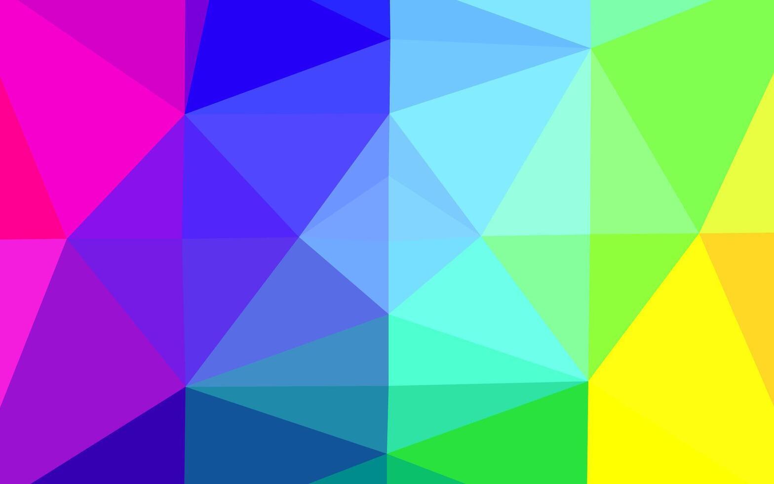 modèle triangulaire brillant multicolore clair, vecteur arc-en-ciel.