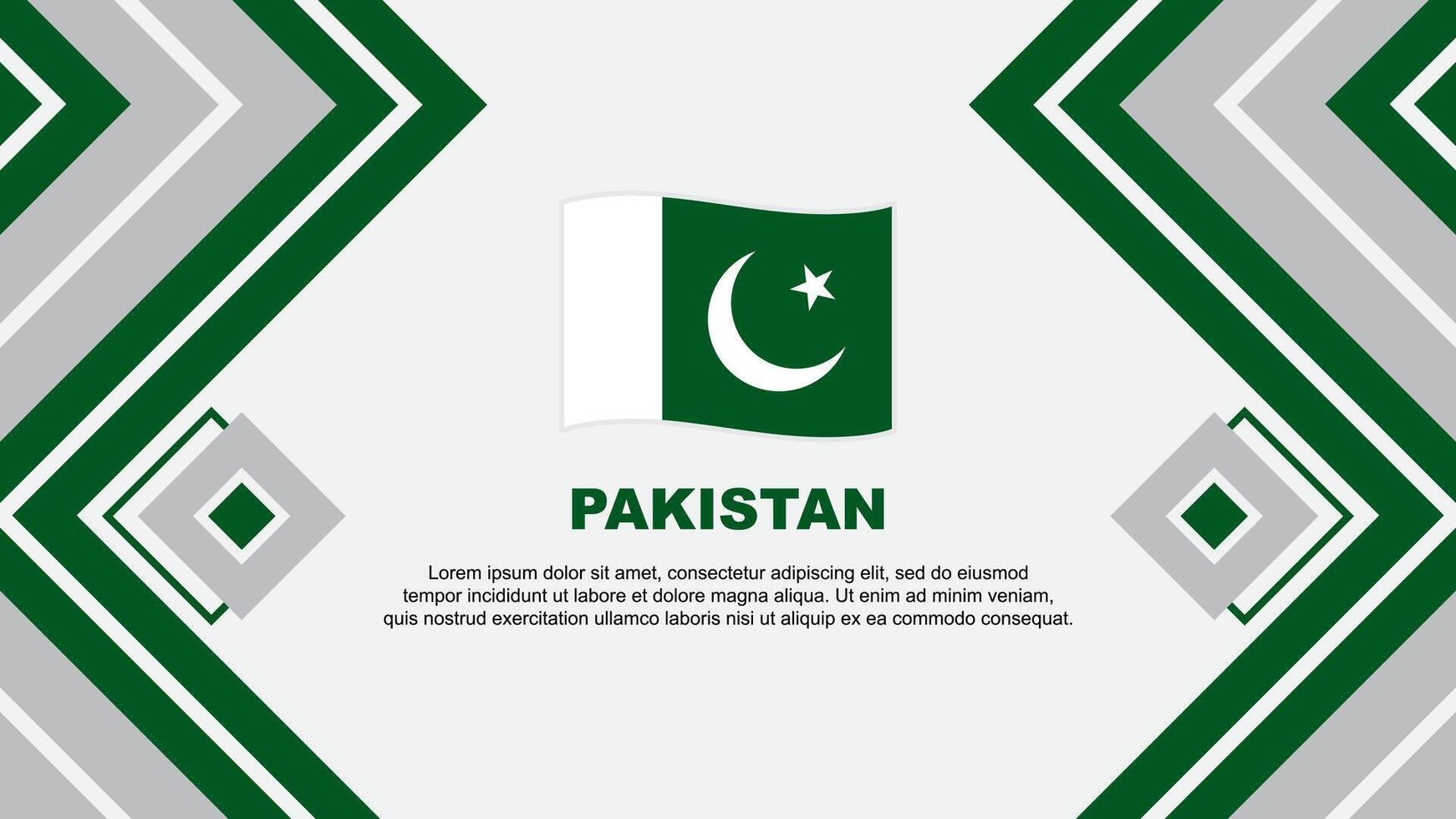 Pakistan drapeau abstrait Contexte conception modèle. Pakistan indépendance journée bannière fond d'écran vecteur illustration. Pakistan conception
