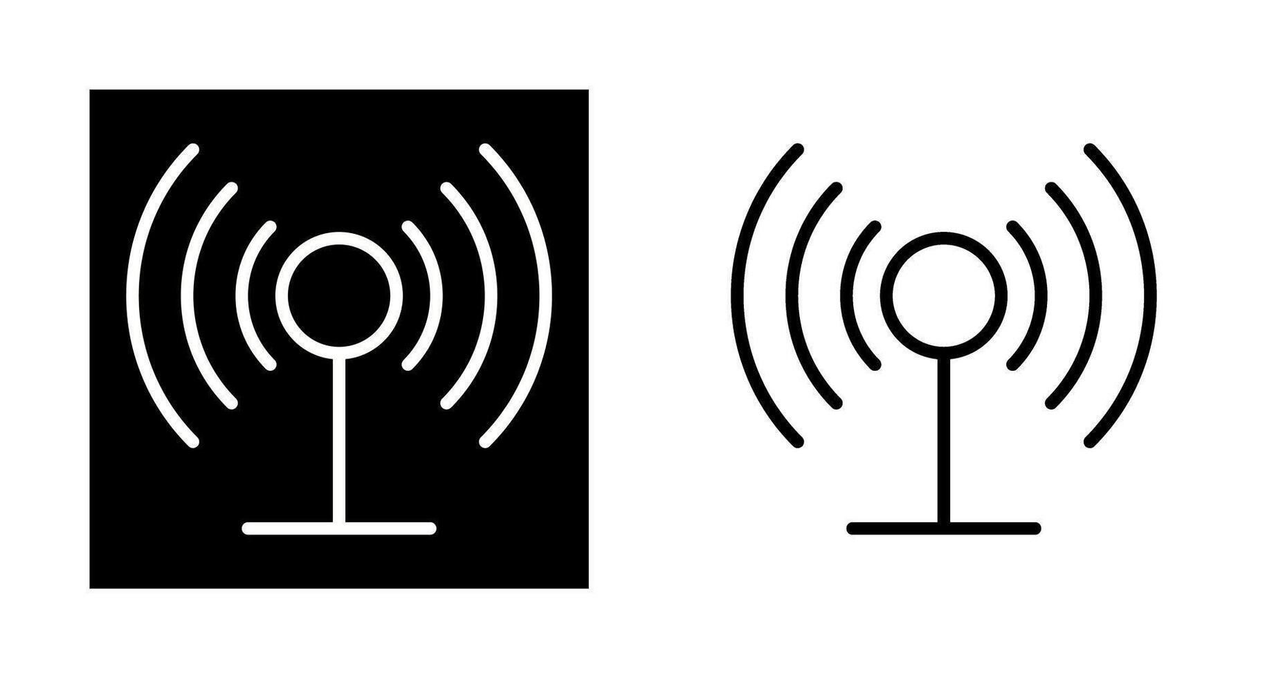 Wi Fi connectivité vecteur icône