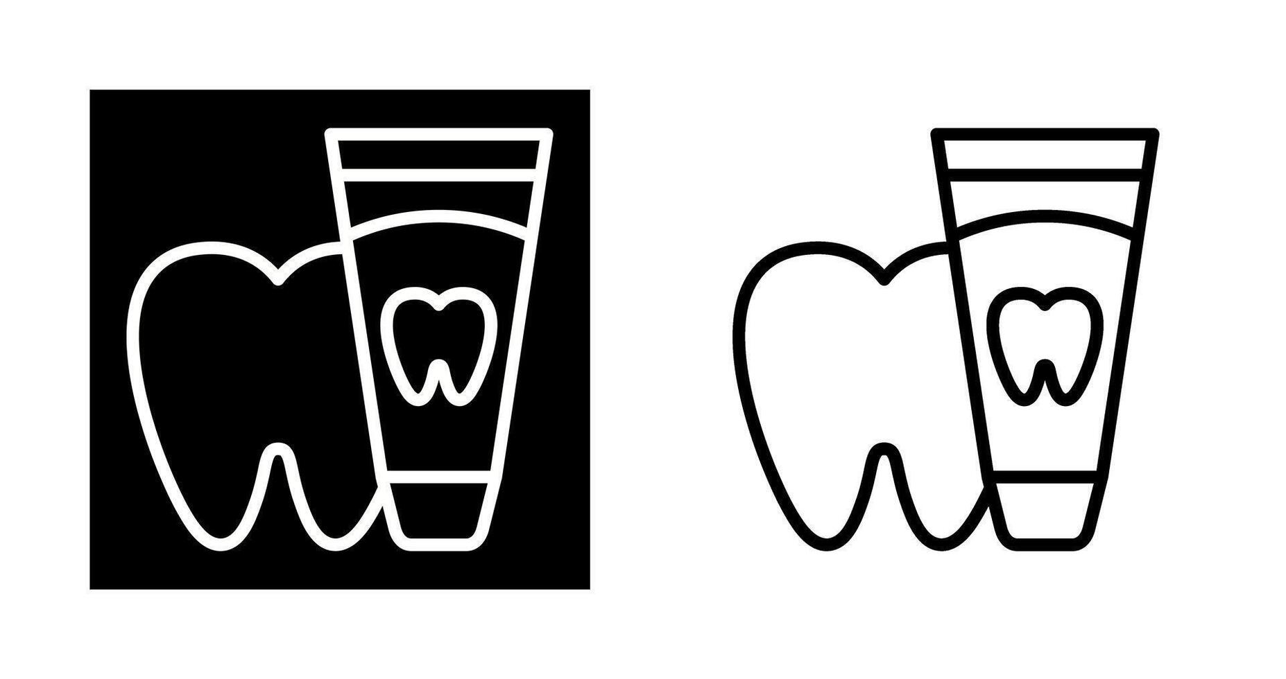 icône de vecteur de dentifrice