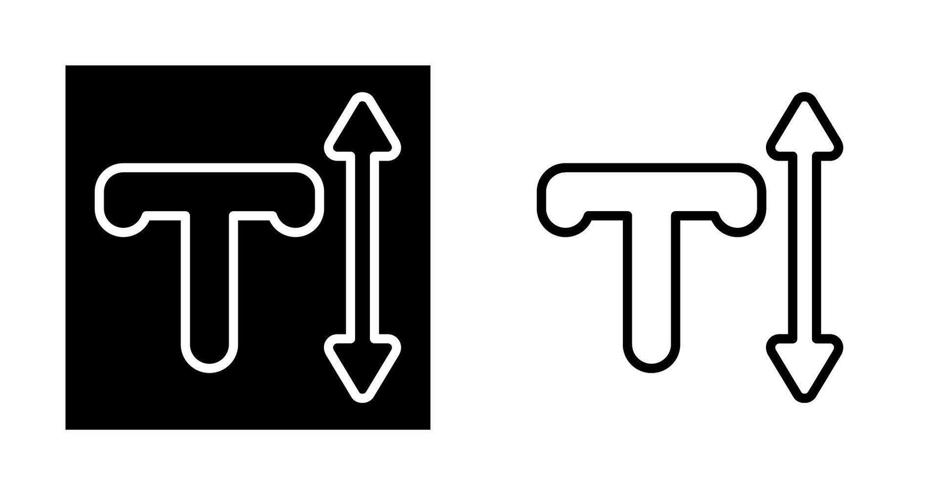 icône de vecteur de texte