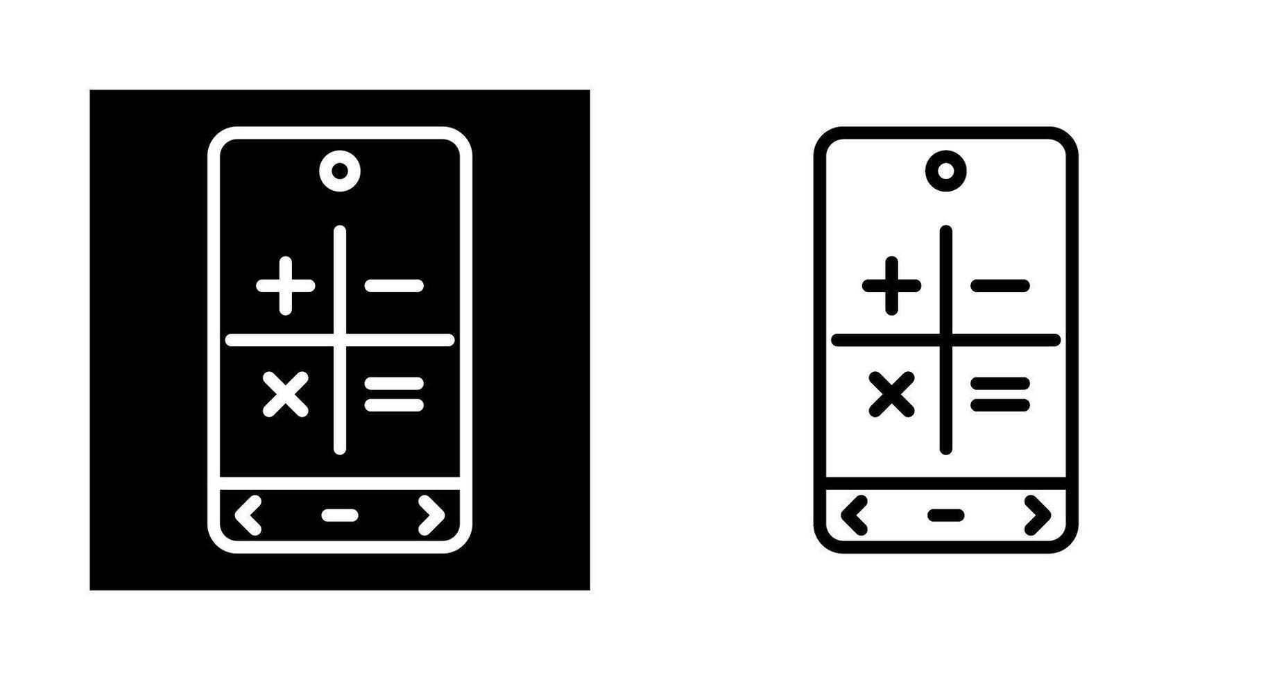 icône de vecteur de calculatrice