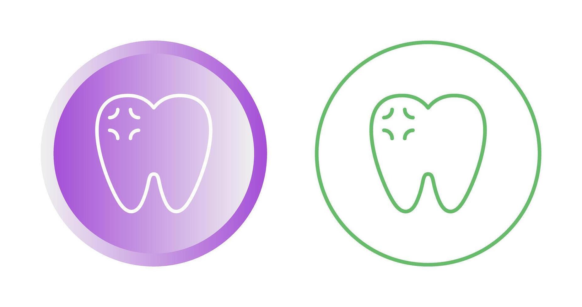 icône de vecteur de maux de dents