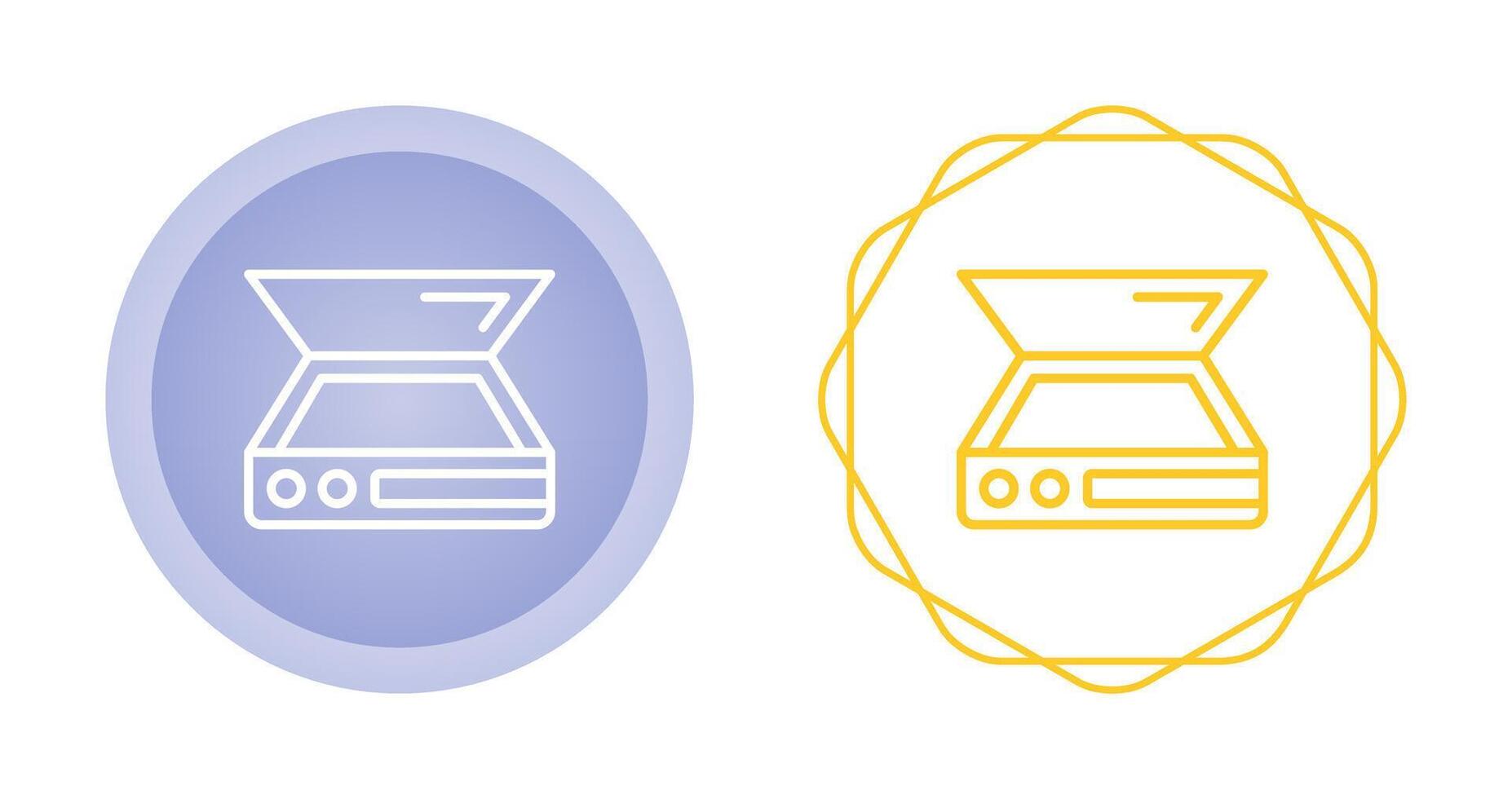 icône de vecteur de scanner