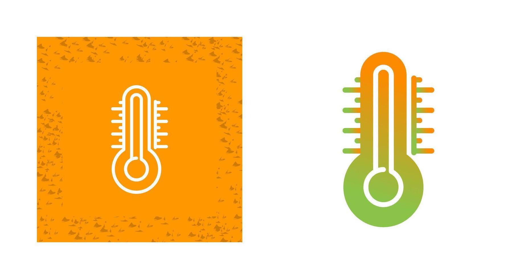 icône de vecteur de thermomètre