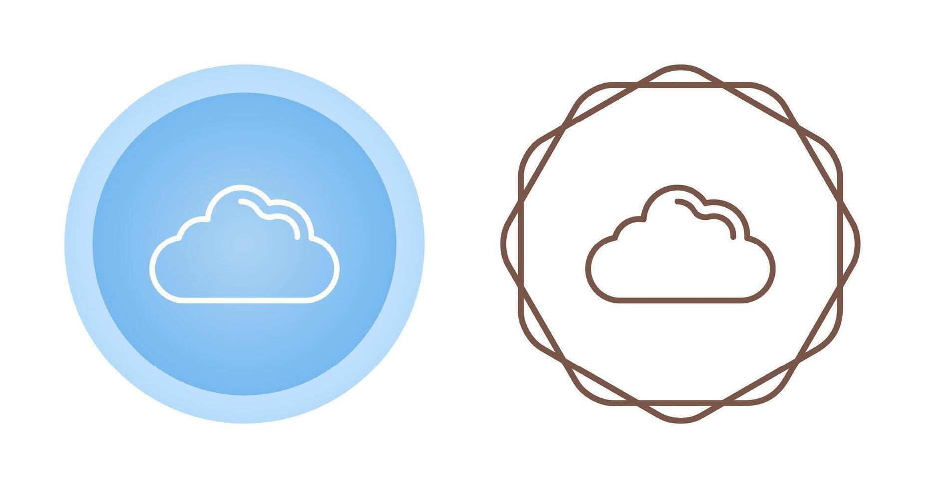 icône de vecteur de nuage