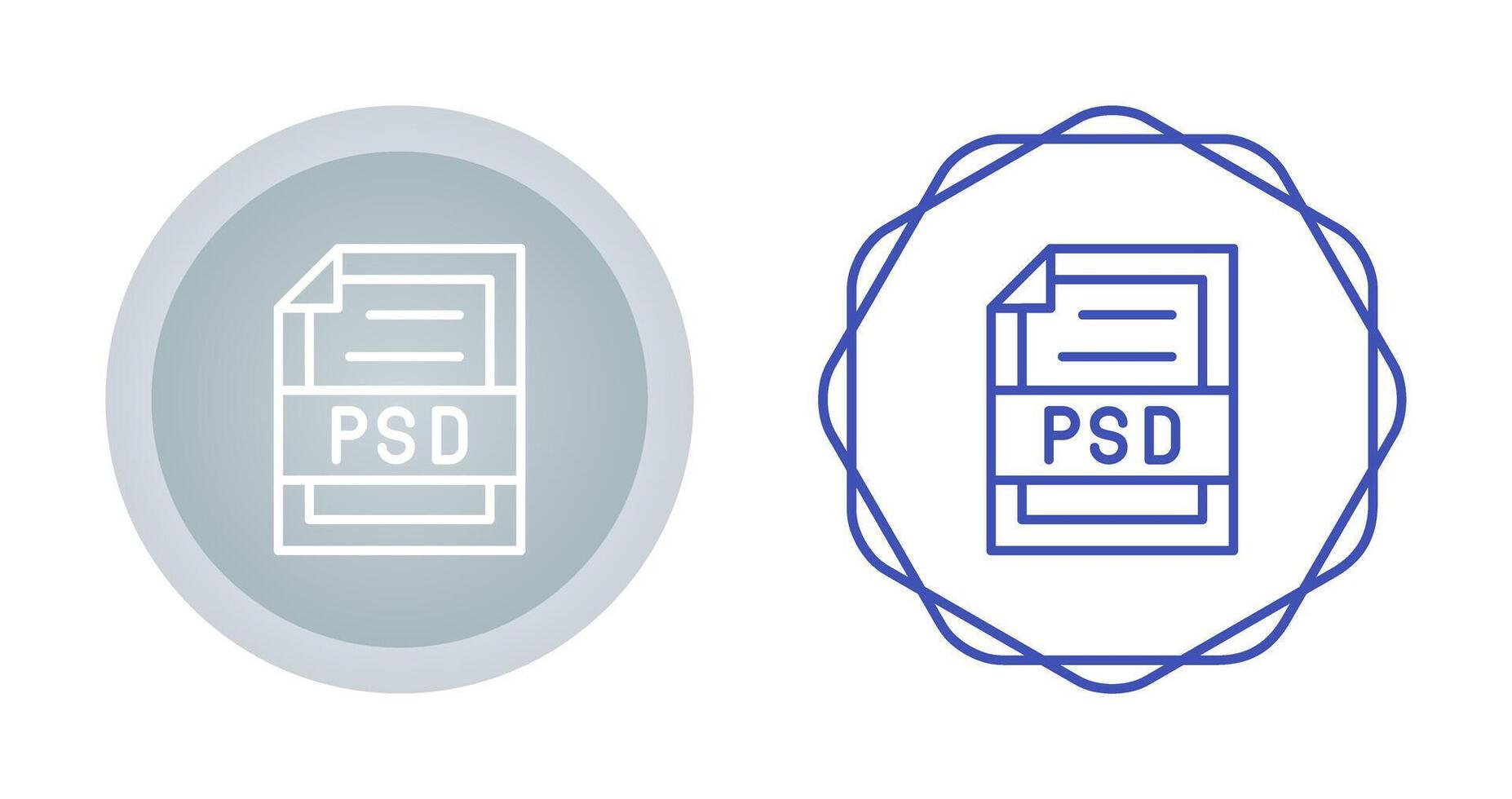 psd fichier vecteur icône