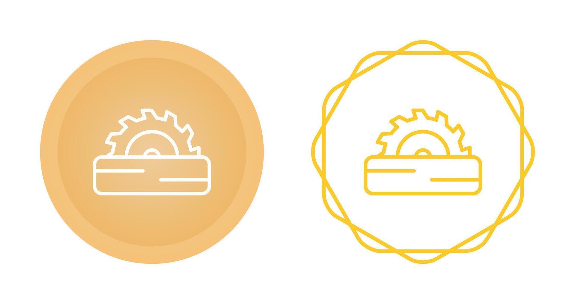 icône de vecteur de scie circulaire