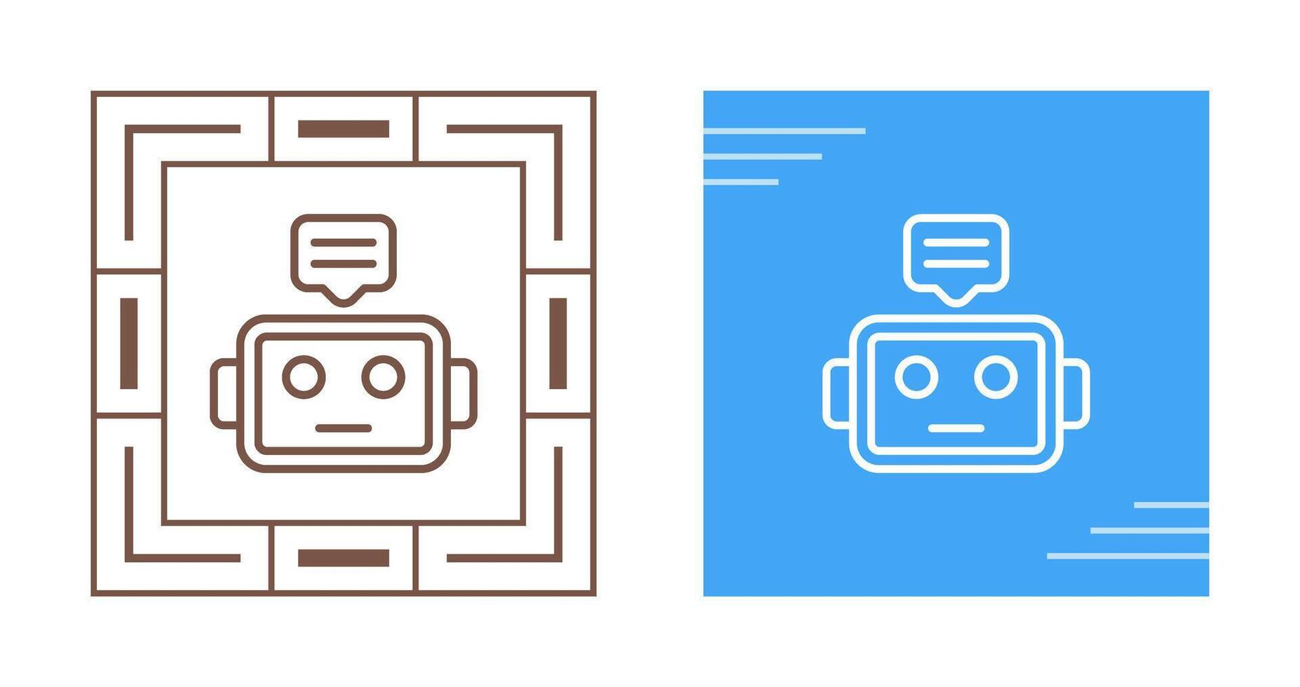 chatbots vecteur icône